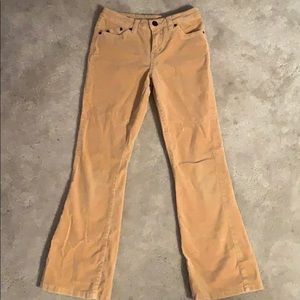 Boot cut corduroy pants